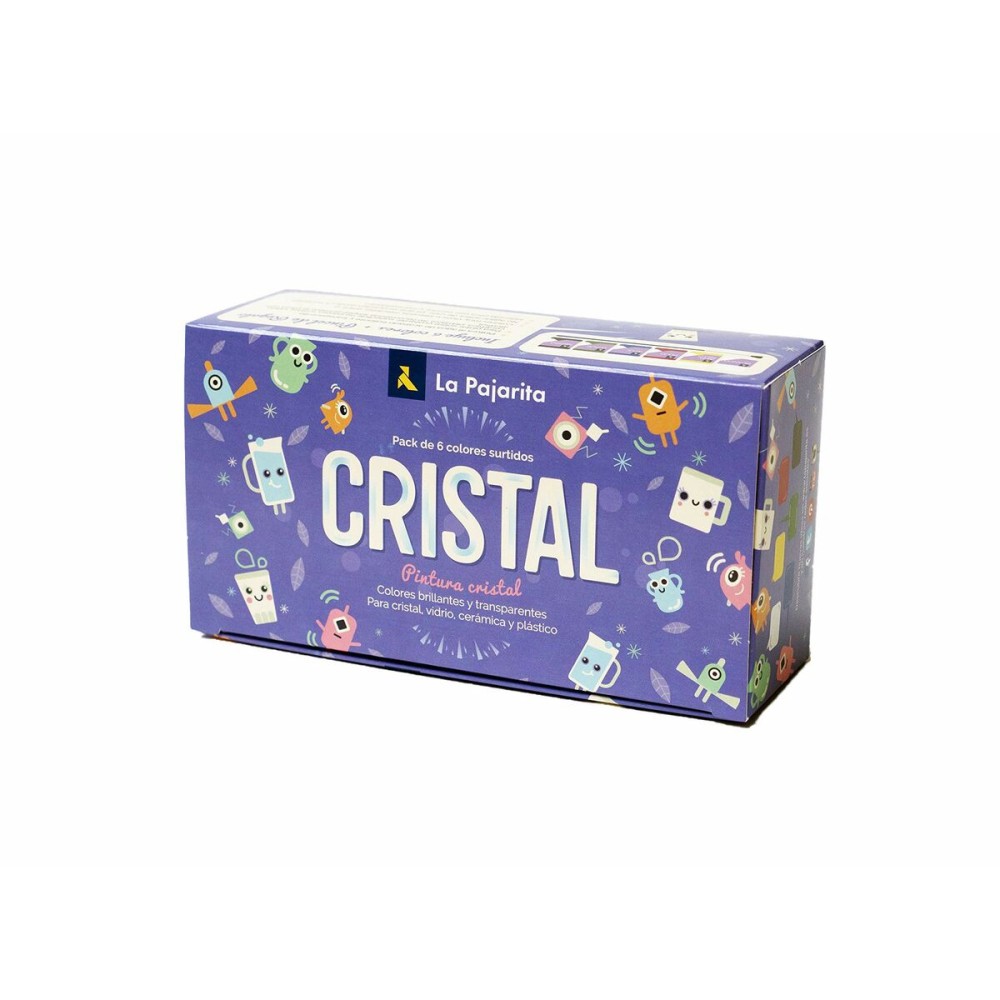 Tempera La Pajarita Crystal 6 Stücke Bunt