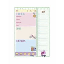 Daily planner Finocam TALKUAL 14,8 x 21 cm White