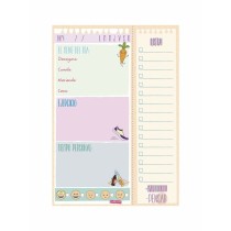 Daily planner Finocam TALKUAL 14,8 x 21 cm White