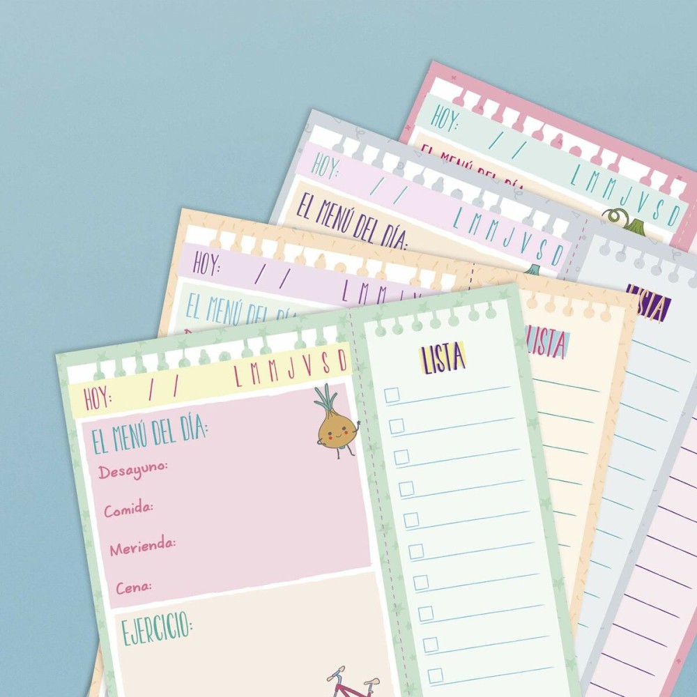 Daily planner Finocam TALKUAL 14,8 x 21 cm White