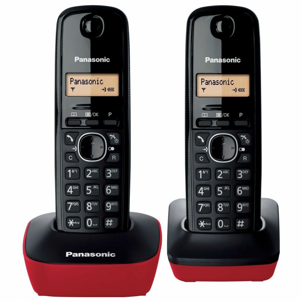Téléphone Sans Fil Panasonic KX-TG1612 DECT Negro