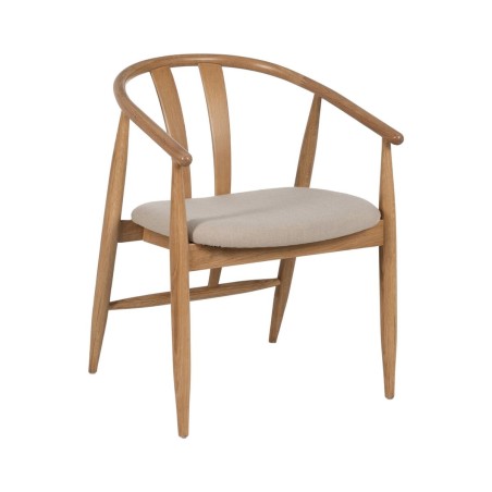 Dining Chair Beige Natural 56,5 x 57 x 76,5 cm