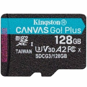 Carte Mémoire Micro SD avec Adaptateur Kingston Canvas Go! Plus 128 GB