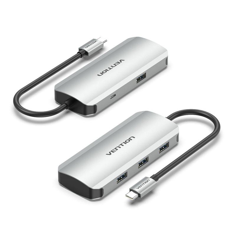 USB Hub Vention TNAHB Grey