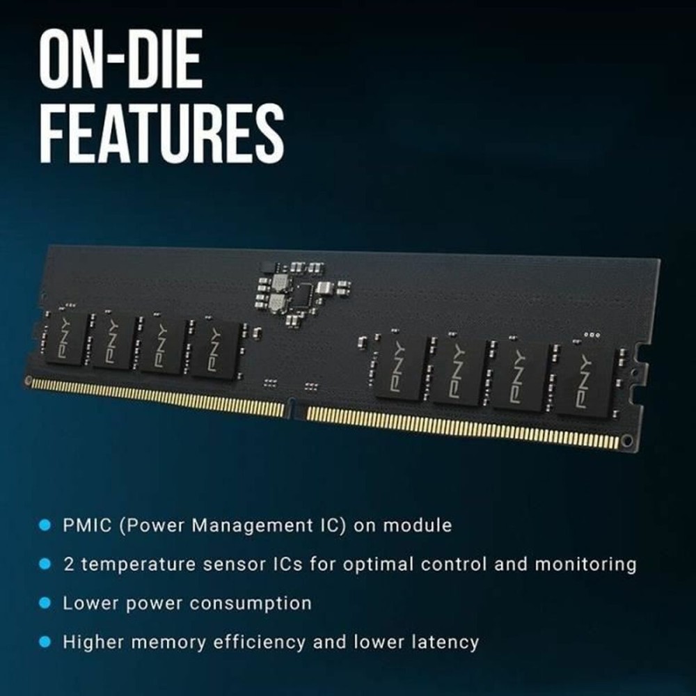 RAM Speicher PNY 8 GB DDR5 SDRAM DDR5 4800 MHz CL40