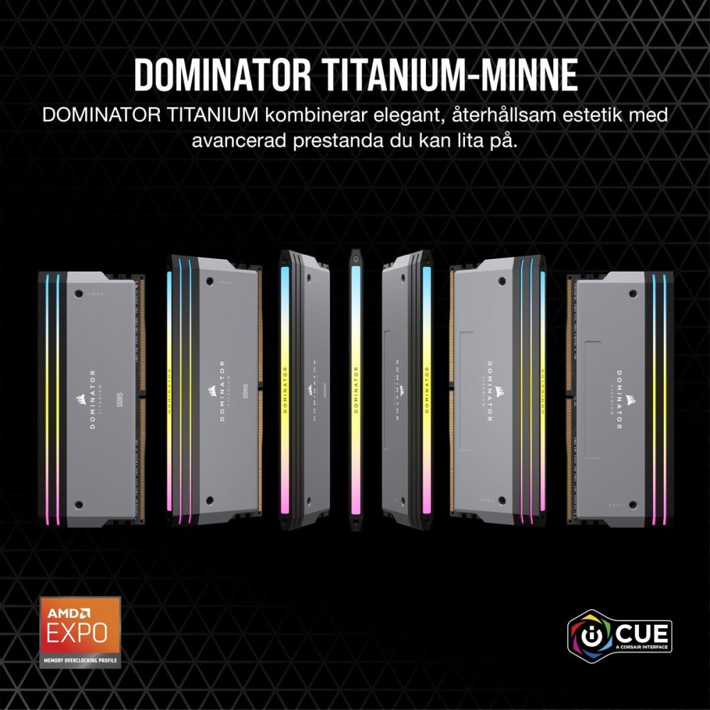 Mémoire RAM Corsair 64 GB DDR5 SDRAM DDR5 6000 MHz cl30