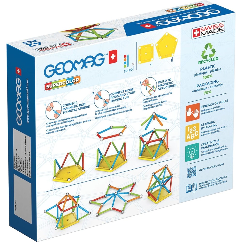 Lernspiel Geomag 42 Stücke