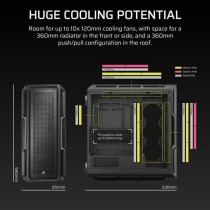 ATX Semi-tower Box Corsair Black
