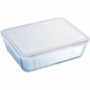Lebensmittelbehälter Pyrex Weiß Durchsichtig rechteckig 1,5 L