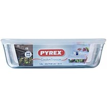 Lebensmittelbehälter Pyrex Weiß Durchsichtig rechteckig 1,5 L