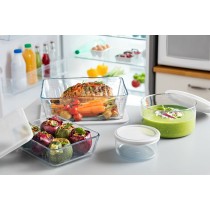 Lebensmittelbehälter Pyrex Weiß Durchsichtig rechteckig 1,5 L