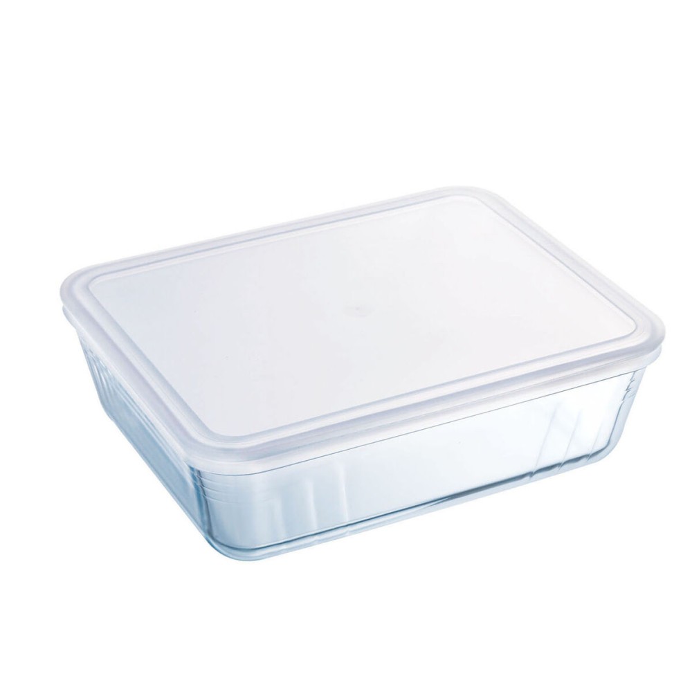 Lebensmittelbehälter Pyrex Weiß Durchsichtig rechteckig 1,5 L