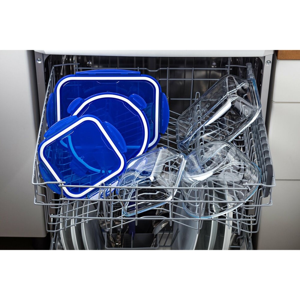Lebensmittelbehälter Pyrex Blau Durchsichtig 800 ml (2 Stück)