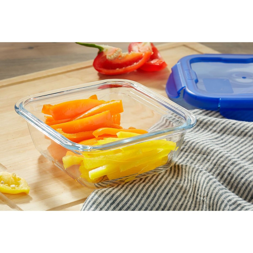 Lebensmittelbehälter Pyrex Blau Durchsichtig 800 ml (2 Stück)