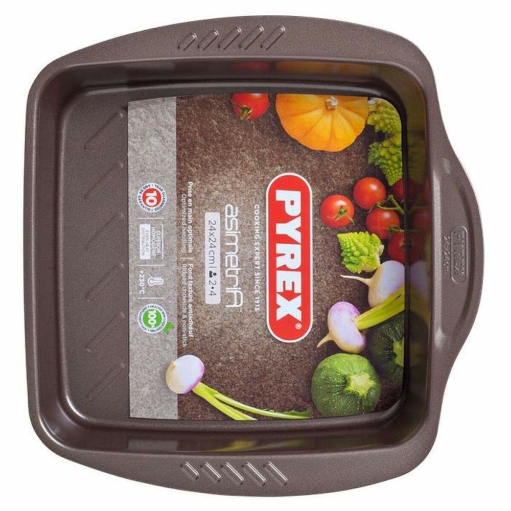Ofenschüssel Pyrex Braun Metall