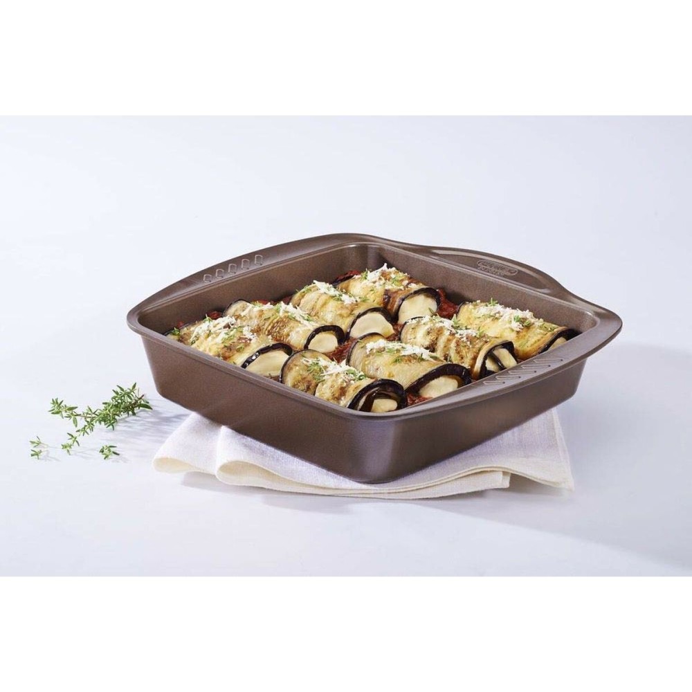 Ofenschüssel Pyrex Braun Metall