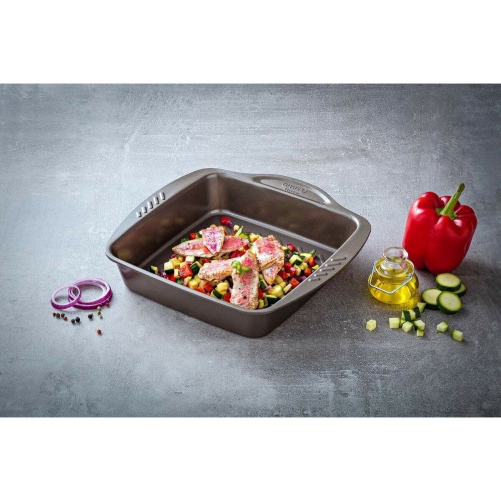 Ofenschüssel Pyrex Braun Metall