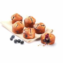 Muffinform Pyrex Braun Metall