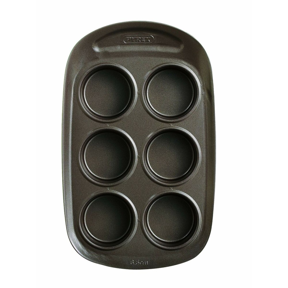 Muffinform Pyrex Braun Metall