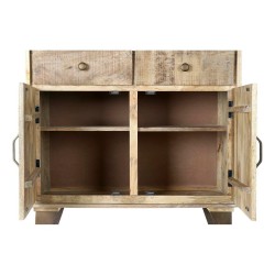 Étagère DKD Home Decor Métal Bois de manguier (95 x 40 x 170 cm)