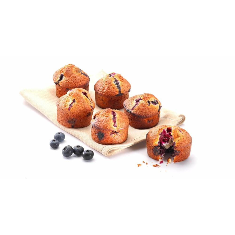 Muffinform Pyrex Braun Metall