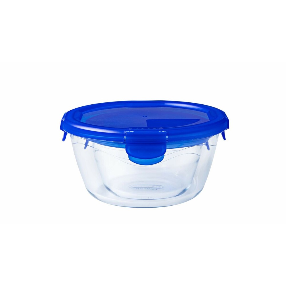 Lebensmittelbehälter Pyrex Blau Durchsichtig kreisförmig 1,6 L (6 Stücke)