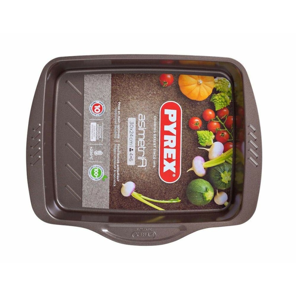 Ofenpfanne Pyrex Braun Schwarz Metall