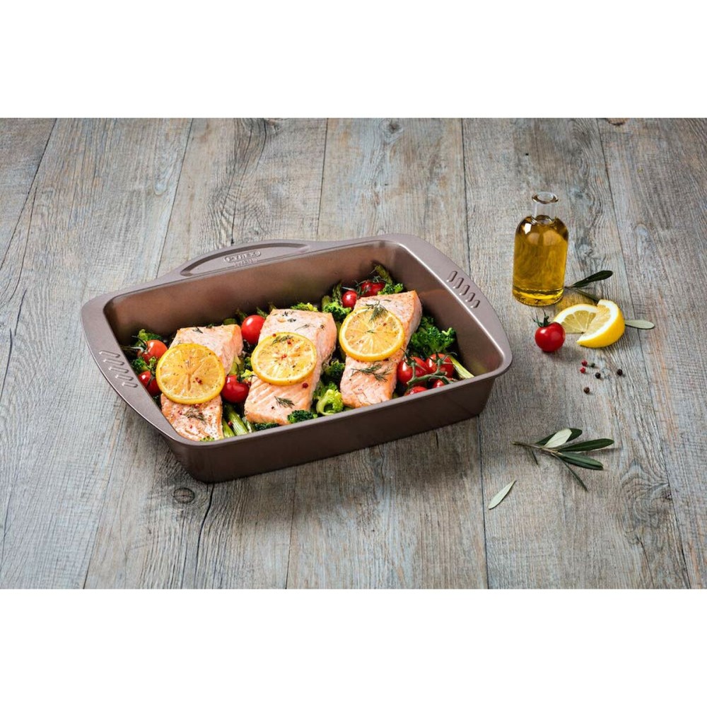 Ofenpfanne Pyrex Braun Schwarz Metall