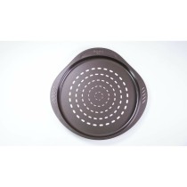 Pizzablech Pyrex Braun Schwarz Metall