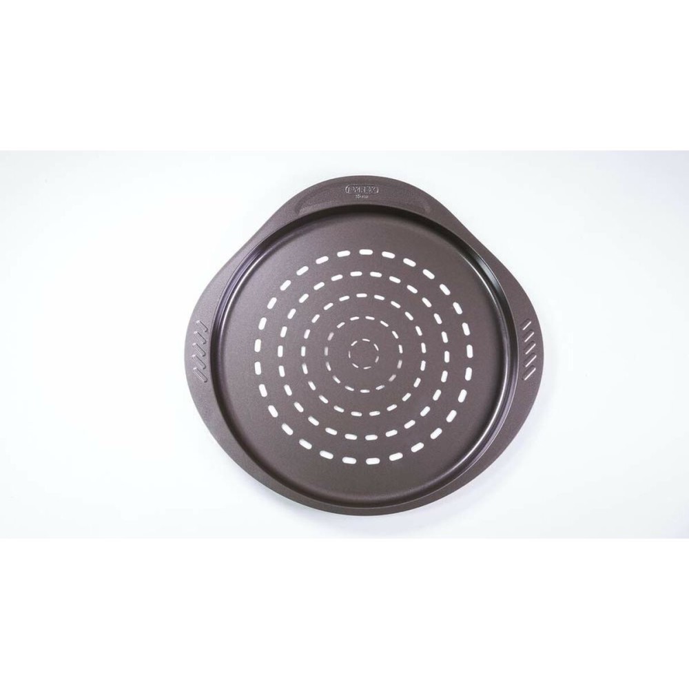 Pizzablech Pyrex Braun Schwarz Metall