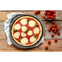 Pizzablech Pyrex Braun Schwarz Metall