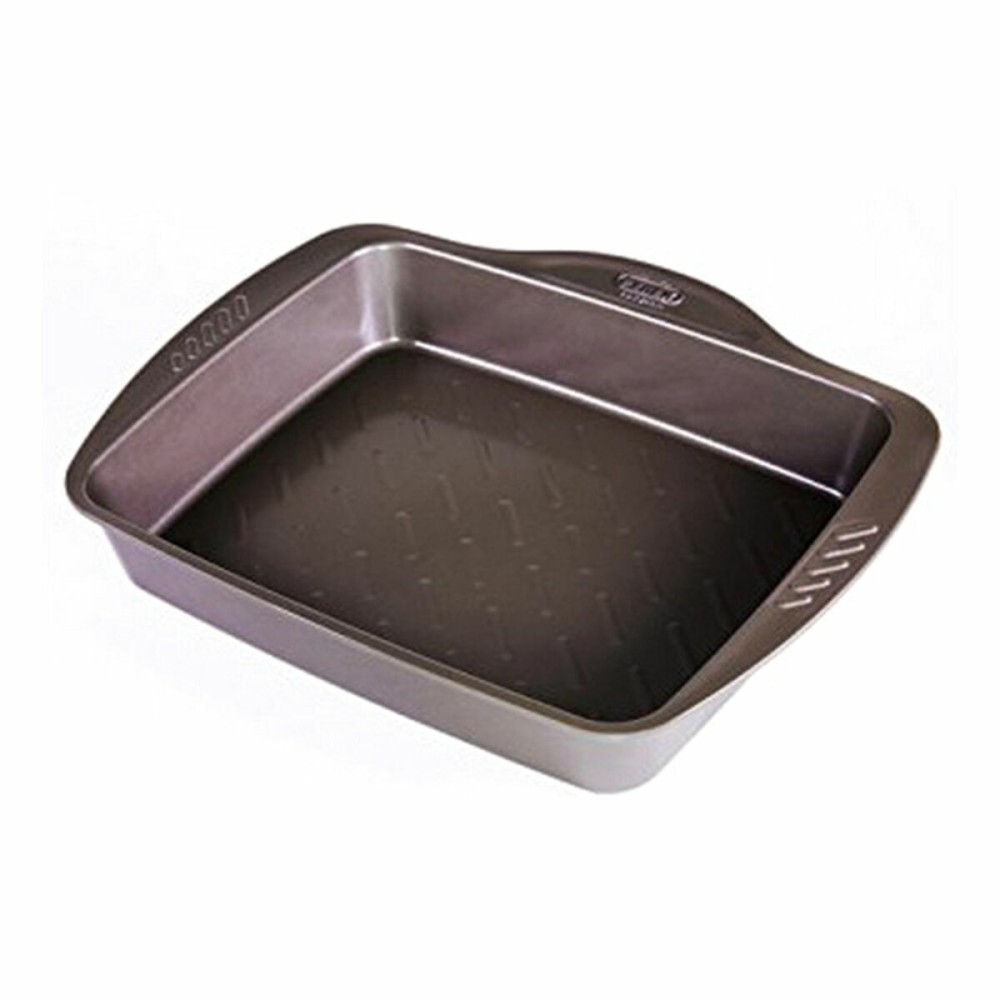 Antihaft-Backofenblech Pyrex Braun Schwarz Metall Stahl
