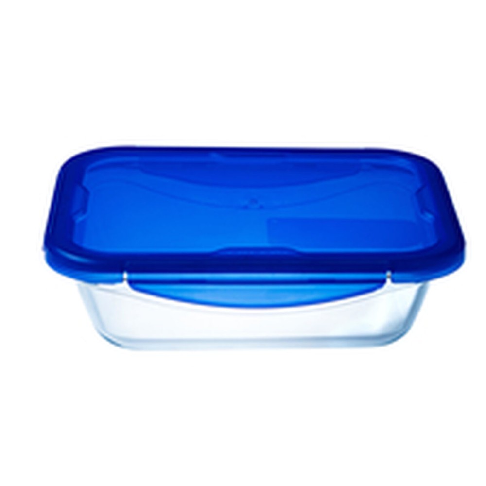 Lebensmittelbehälter Pyrex Blau Durchsichtig rechteckig