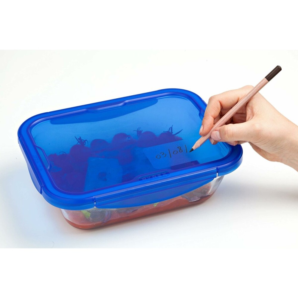 Lebensmittelbehälter Pyrex Blau Durchsichtig rechteckig