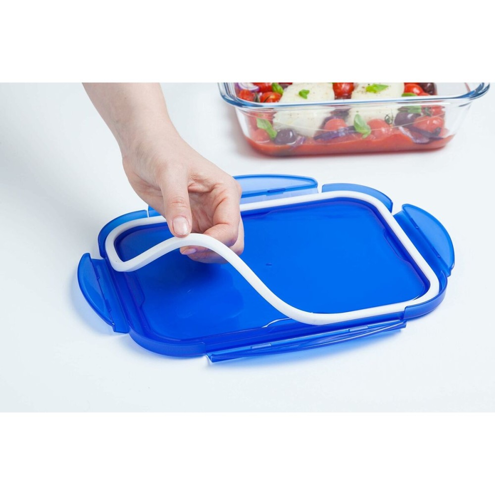Lebensmittelbehälter Pyrex Blau Durchsichtig rechteckig