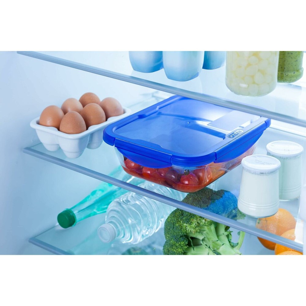 Lebensmittelbehälter Pyrex Blau Durchsichtig rechteckig