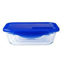 Lebensmittelbehälter Pyrex Blau Durchsichtig rechteckig