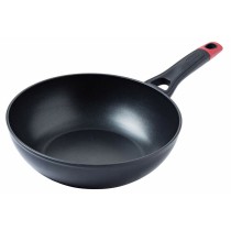 Wok Pfanne Pyrex Schwarz Aluminium