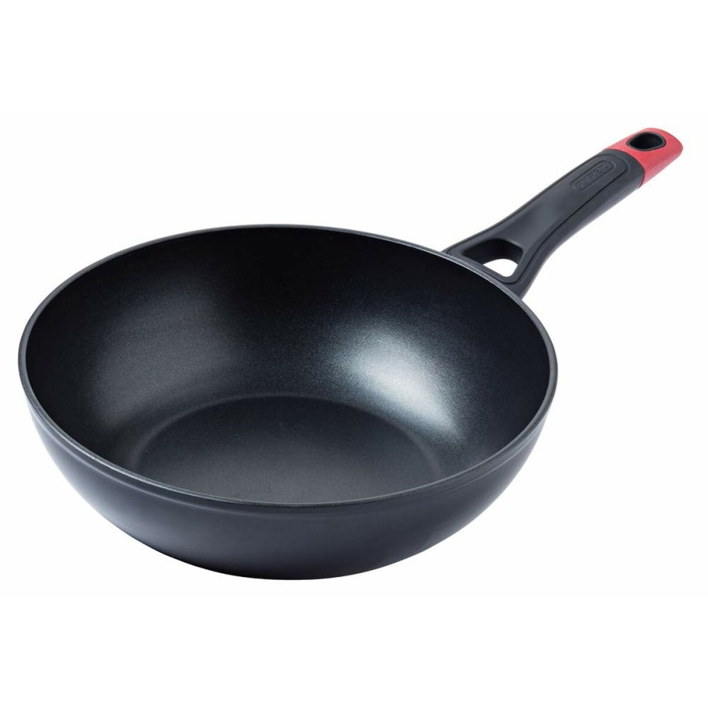 Wok Pfanne Pyrex Schwarz Aluminium