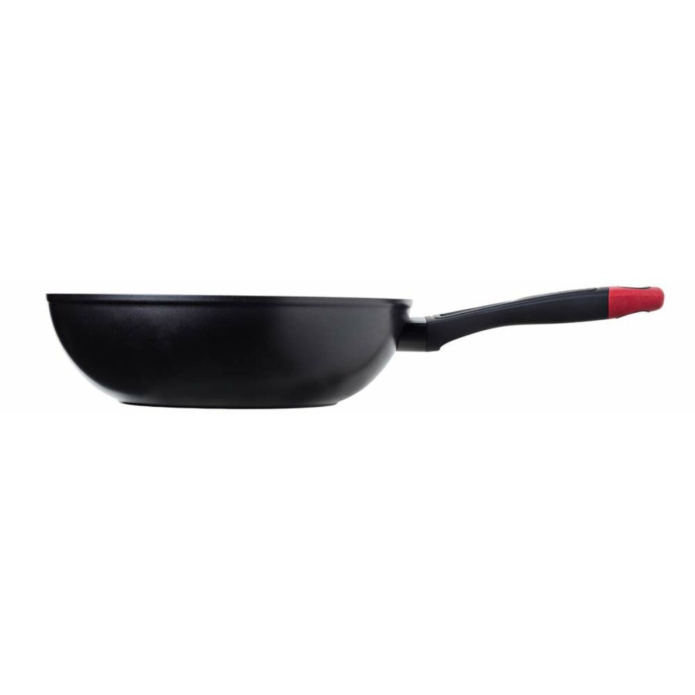 Wok Pfanne Pyrex Schwarz Aluminium
