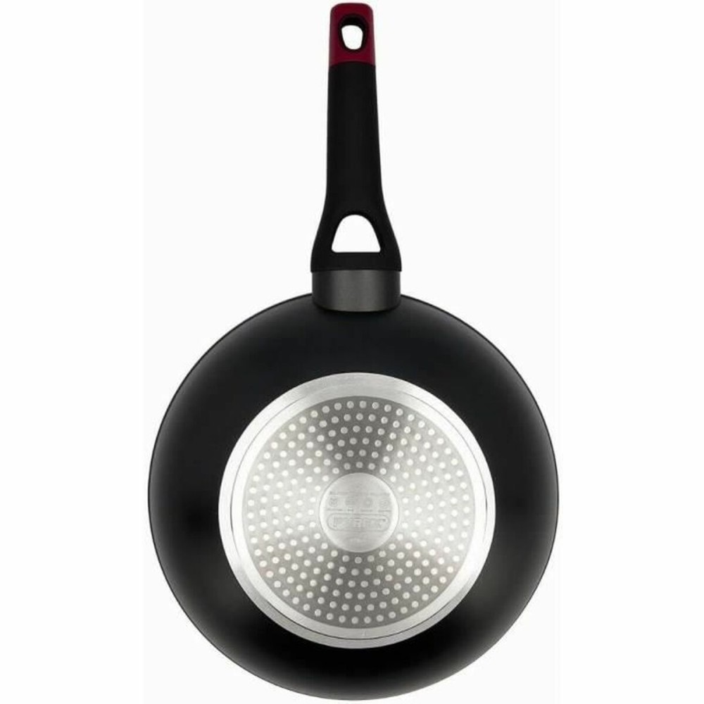 Wok Pfanne Pyrex Schwarz Aluminium