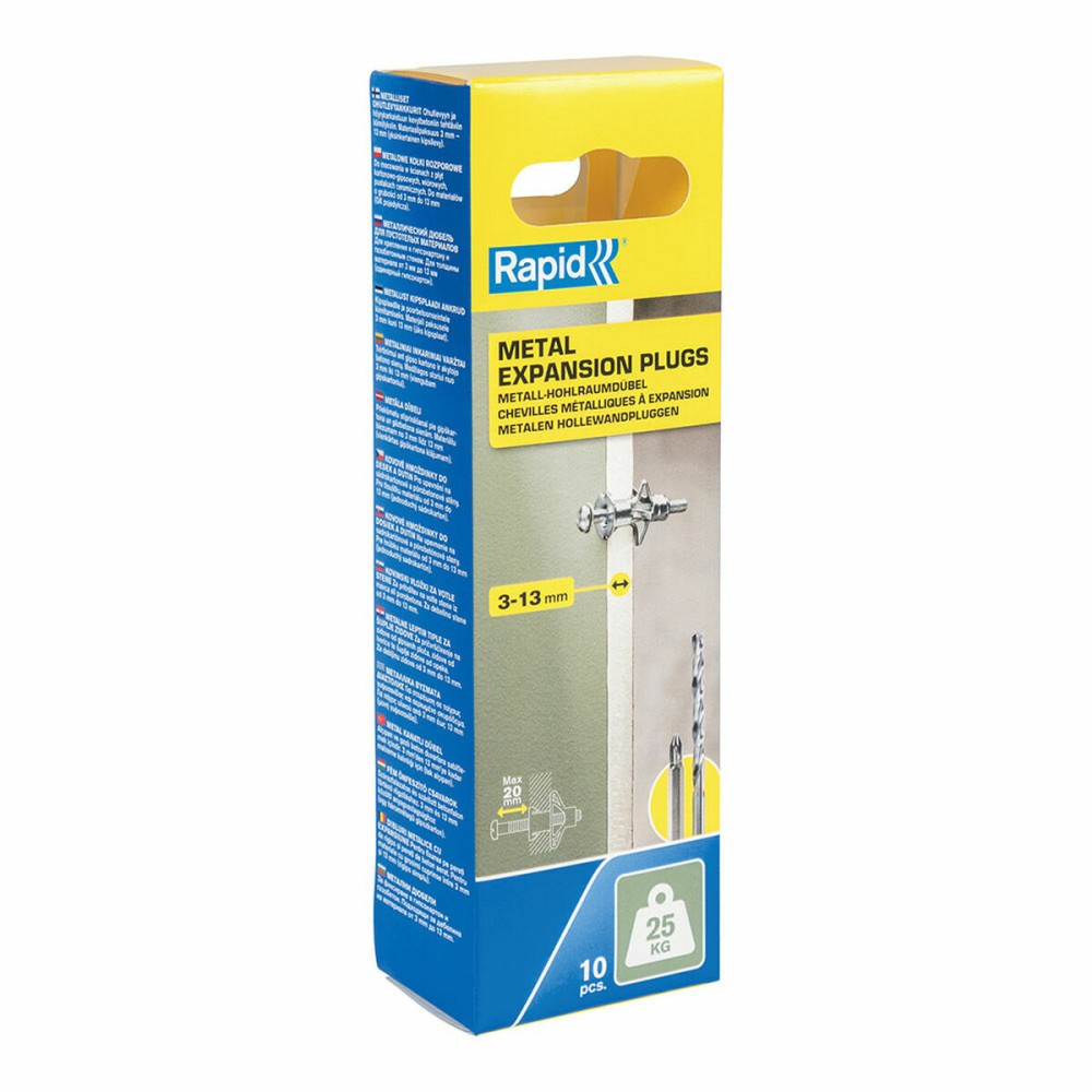 Dübel und Schrauben Rapid M4 x 40 mm Ø 8 x 32 mm Metall Erweiterung 10 Stück