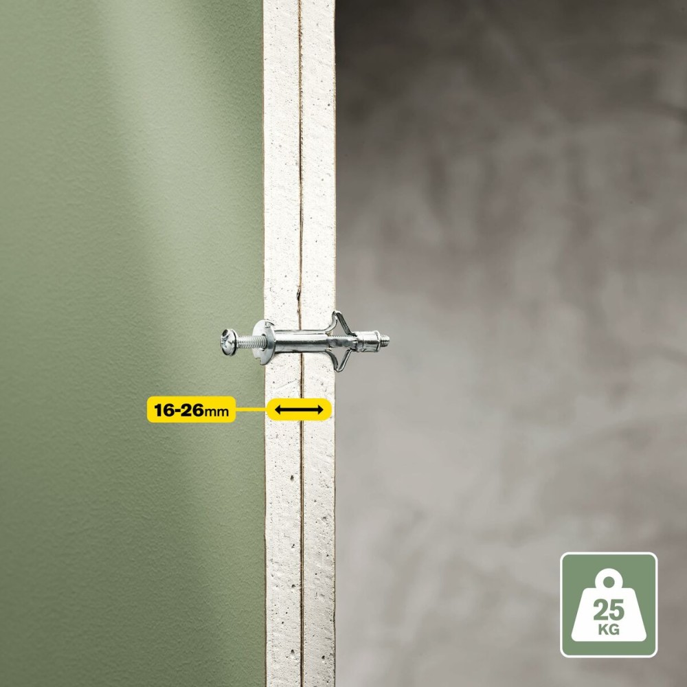 Dübel und Schrauben Rapid Ø 8 x 46 mm M4 x 55 mm Metall Erweiterung 10 Stück