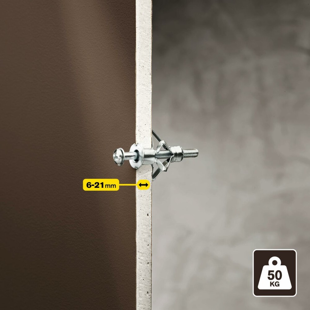 Dübel und Schrauben Rapid 13 x 52 mm M6 x 63 mm Metall Erweiterung 10 Stück