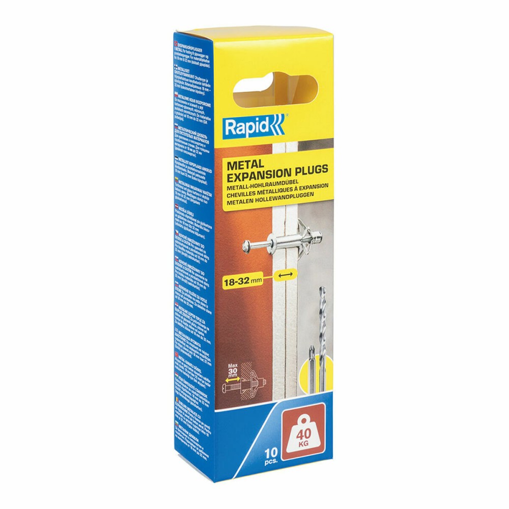 Dübel und Schrauben Rapid Ø 11 x 65 mm M5 x 74 mm Metall Erweiterung 10 Stück