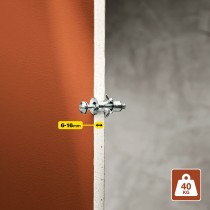 Chevilles et vis Rapid Ø 11 x 37 mm M5 x 48 mm Métal Expansion 10 Unités