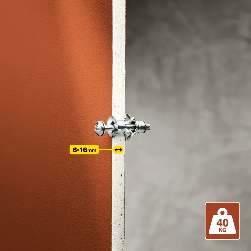 Dübel und Schrauben Rapid Ø 11 x 37 mm M5 x 48 mm Metall Erweiterung 10 Stück