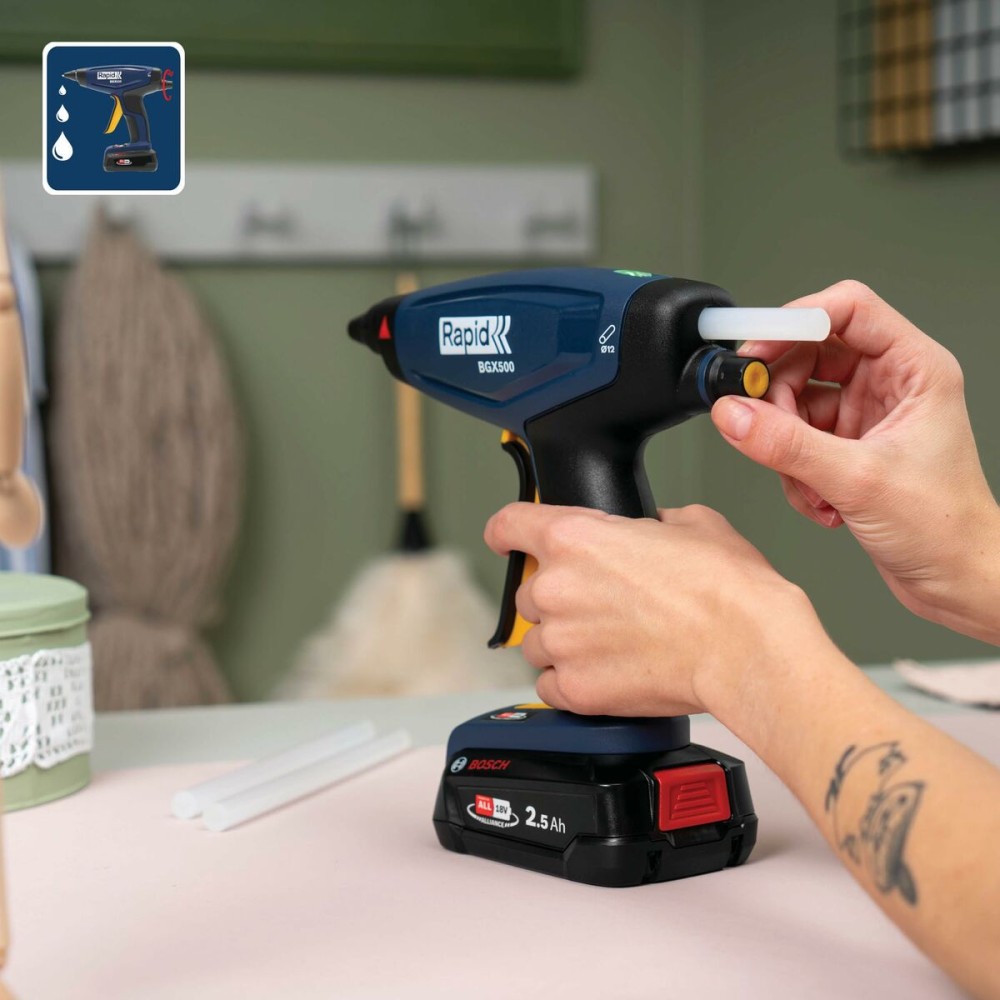 Pistolet à peinture électrique Rapid Bleu 18 W