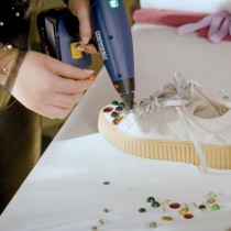 Pistolet à peinture électrique Rapid Bleu 18 W