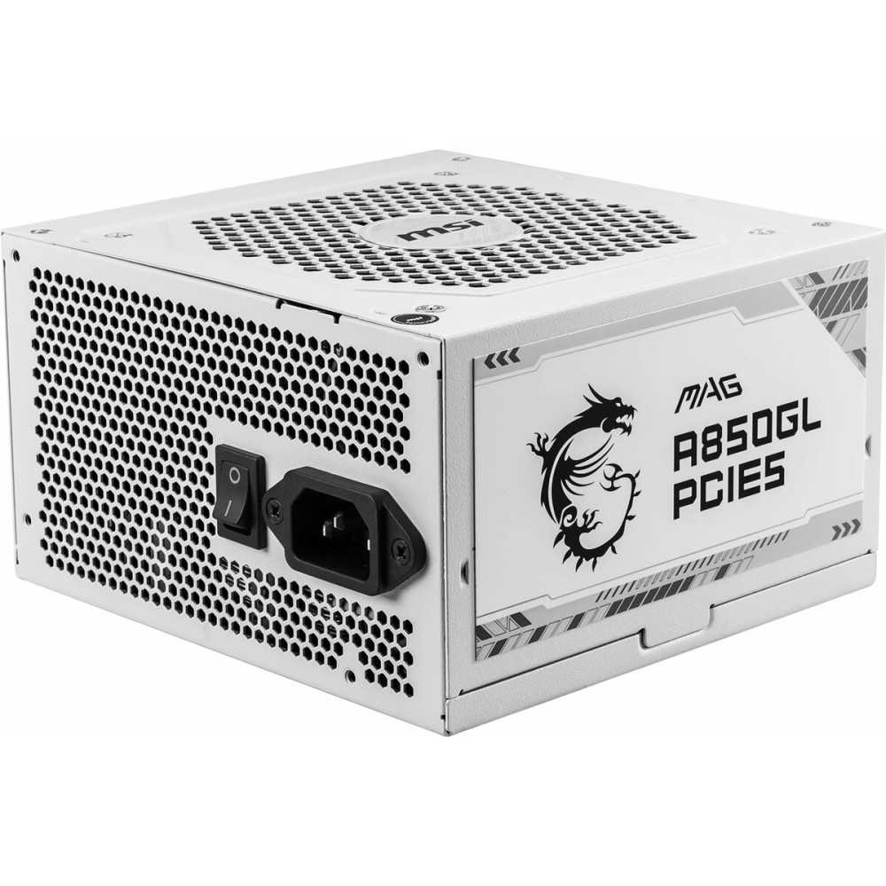 Bloc d’Alimentation MSI MAG A850GL PCIE5 WHITE 850 W 80 Plus Gold